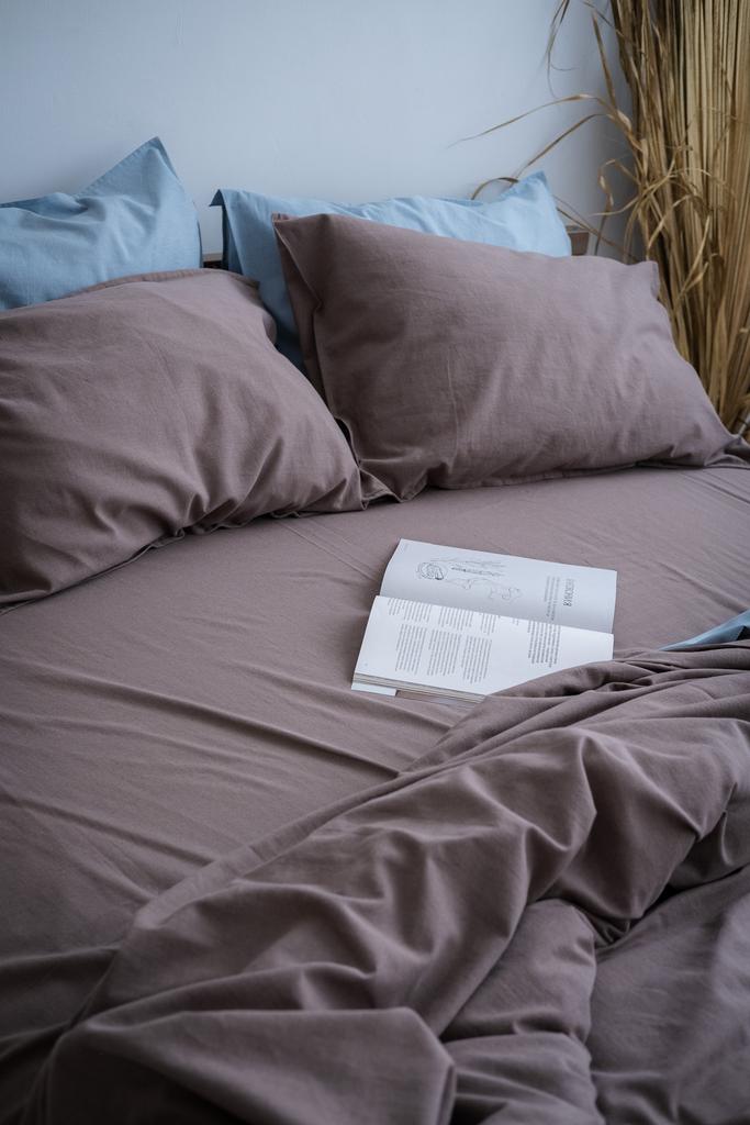 Льняная простынь Taupe