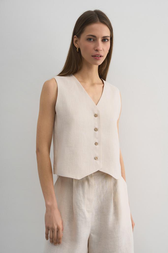 Жилет льняной Pearl