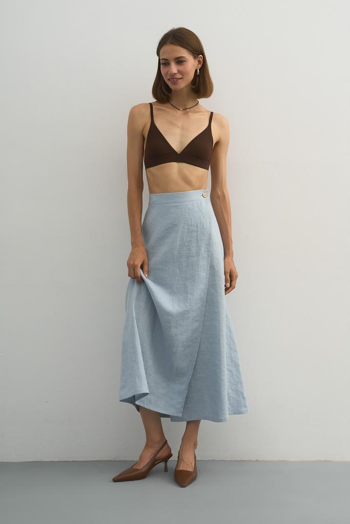 Юбка льняная миди Nebo