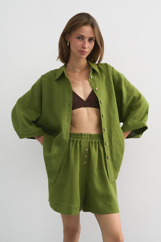 Шорты льняные Veter Lime