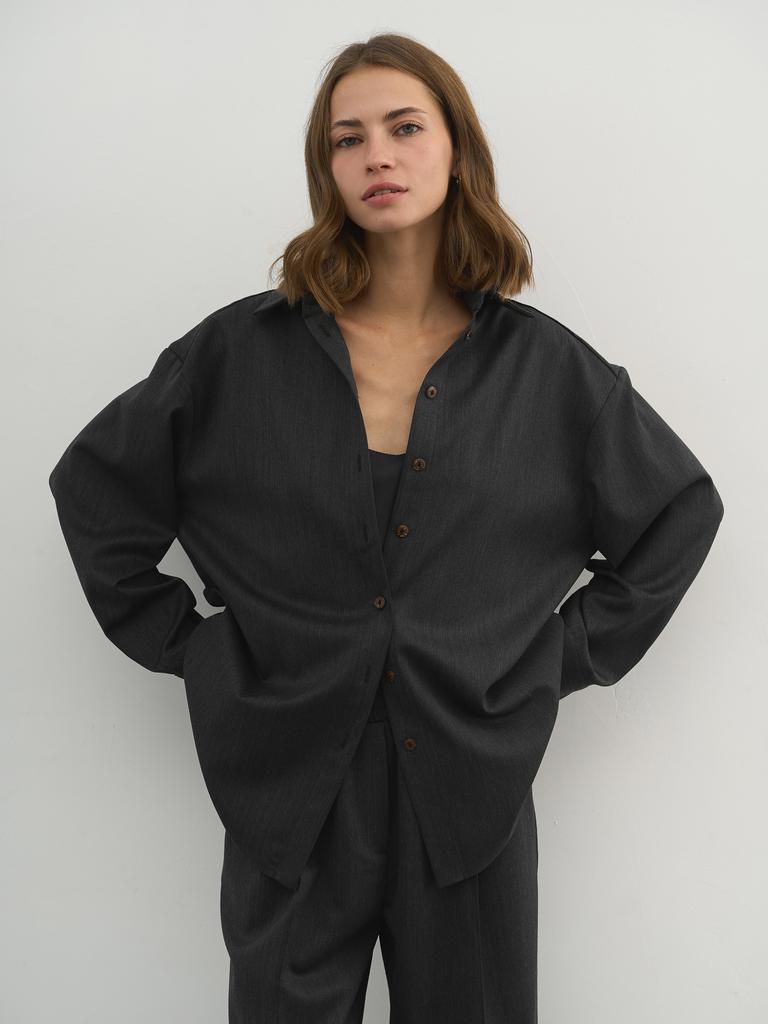Рубашка из шерсти Opal noire