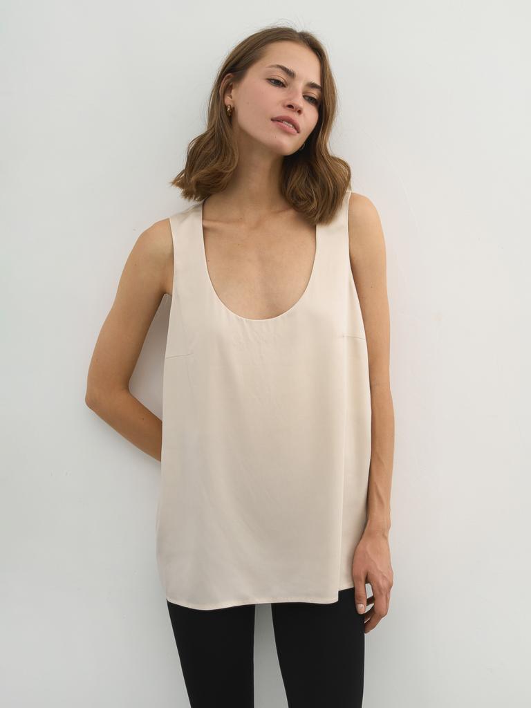 Топ из тенселя Milky diamond