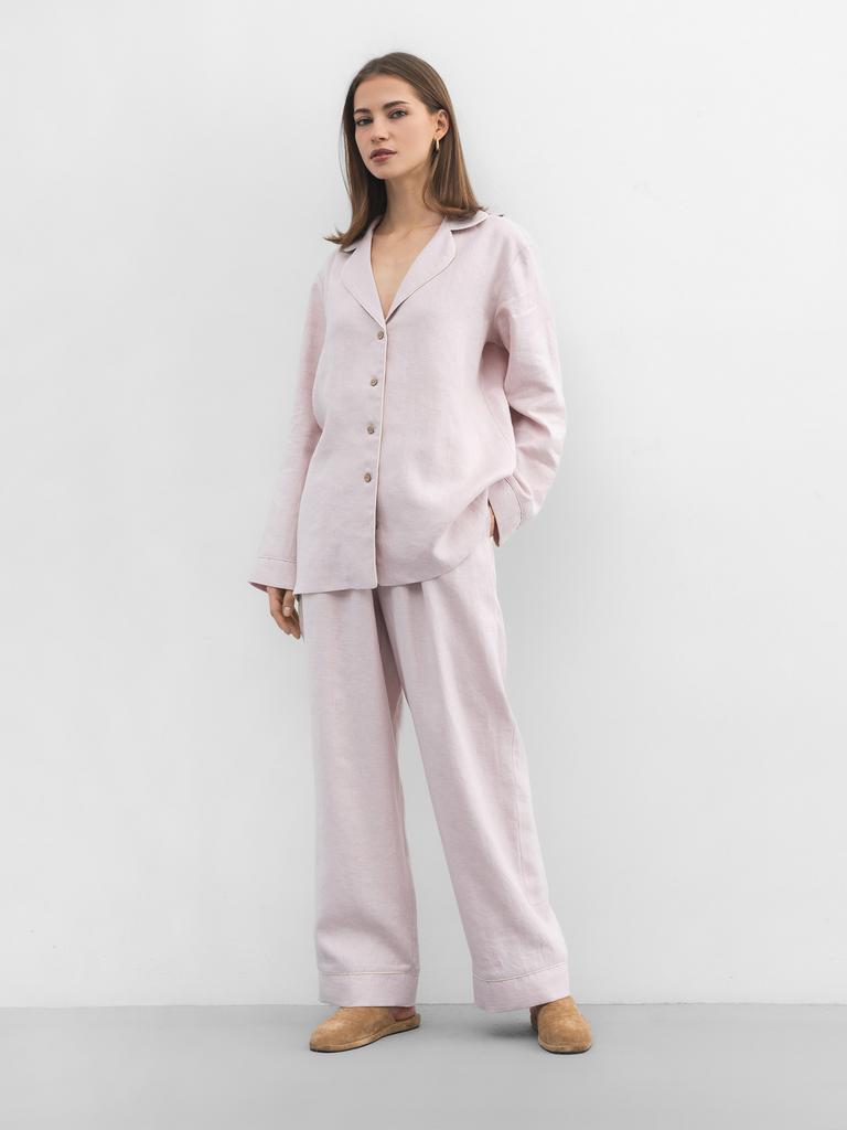 Пижама льняная Bridget Pudra