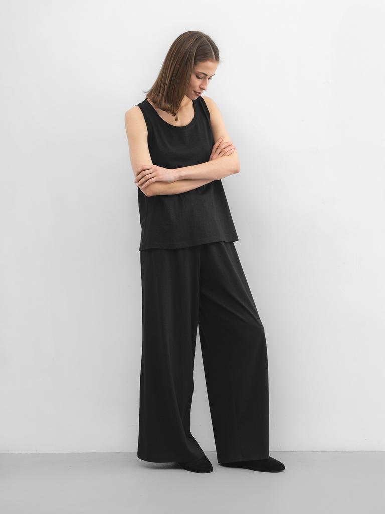 Брюки из мягкого конопляного трикотажа Nuit