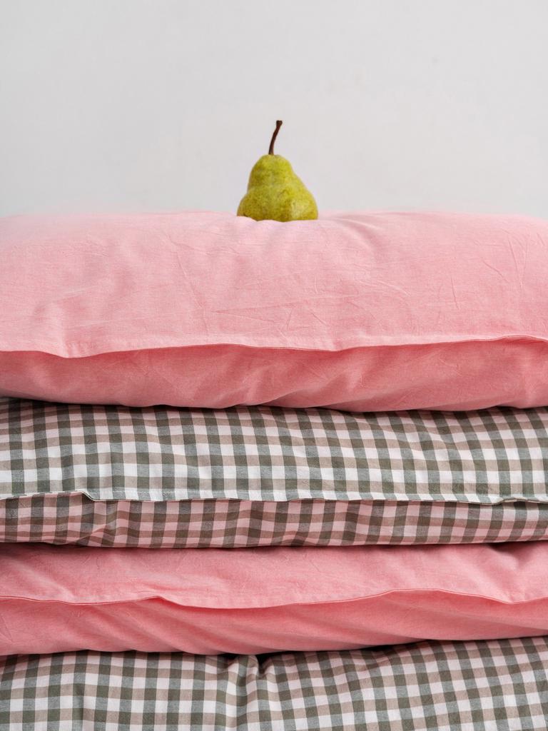 Хлопковые наволочки Бархатный луг - клетка (2 шт.)