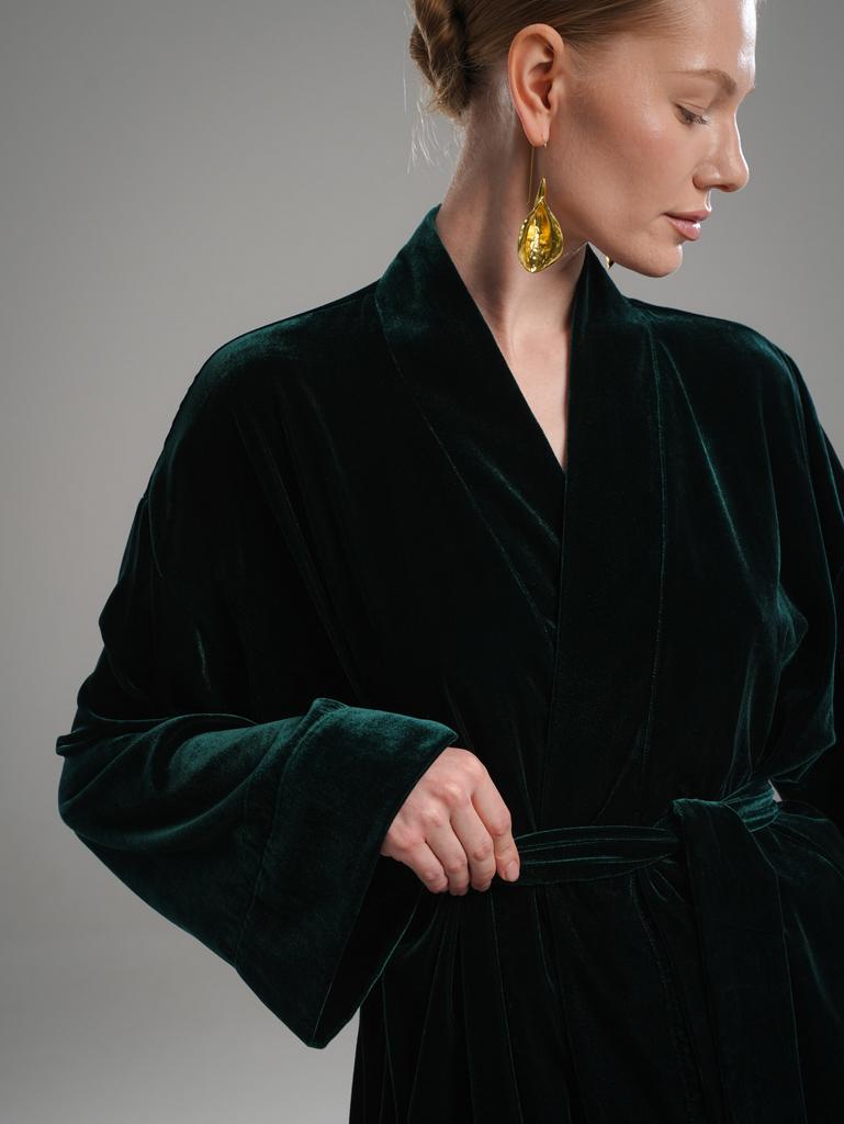 Кимоно из бархата Малахитовая шкатулка