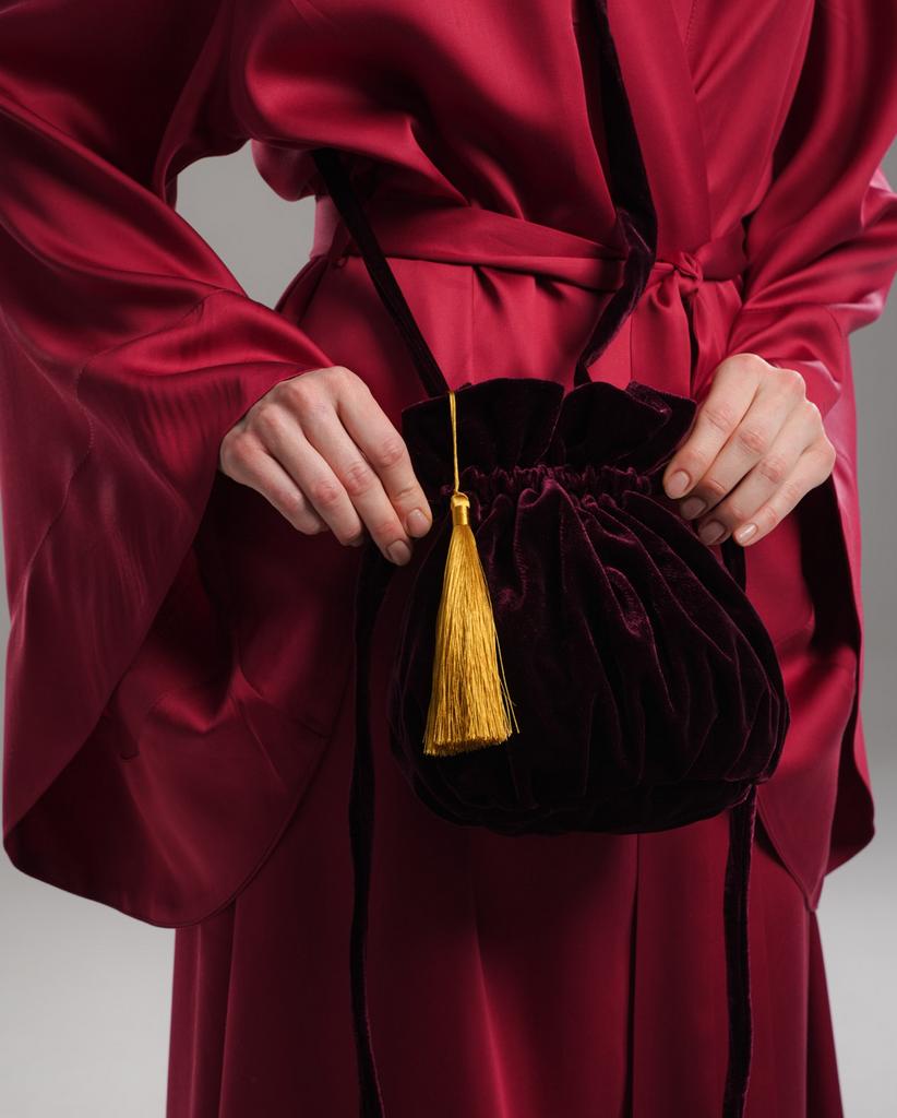 Кисет из бархата Царица