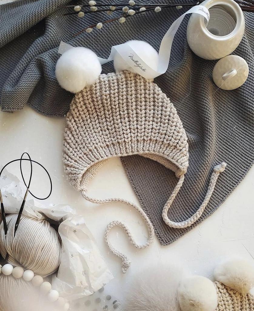 Описание - Детский чепчик "NOVEL"