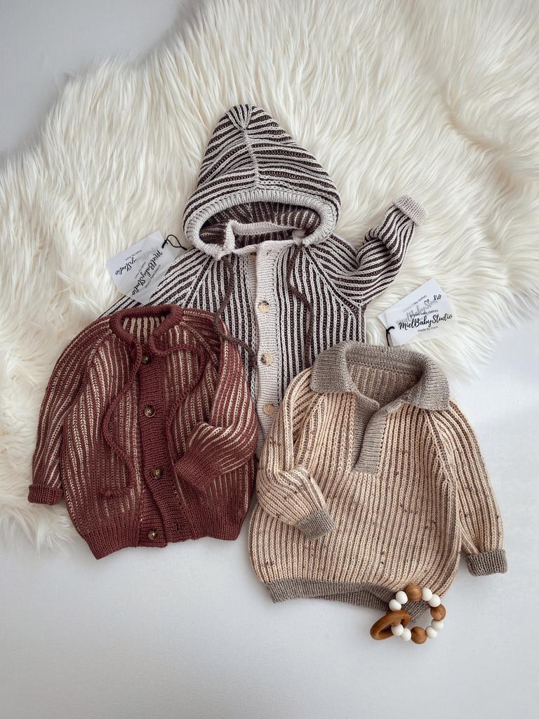 Описание - Кардиган и Джемпер  "BRIOCHE"