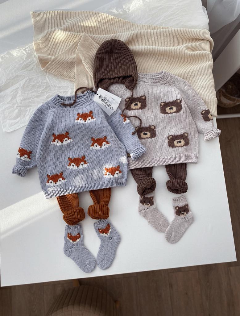 Описание - Джемпер с вышивкой  "FOREST"