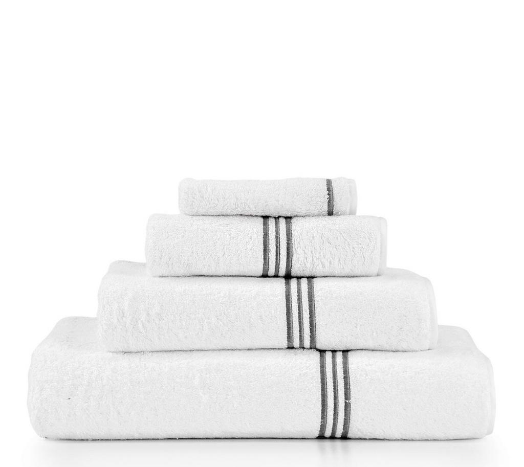 FRETTE Towel Set Essential Triplo Bourbon Slate Grey