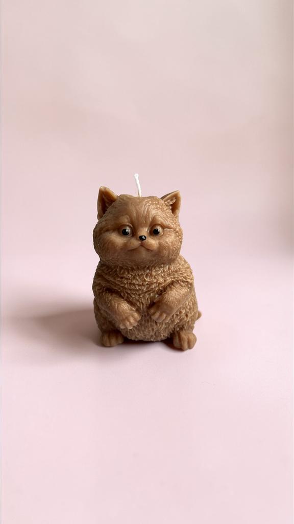 Кот с пузиком средний коричневый