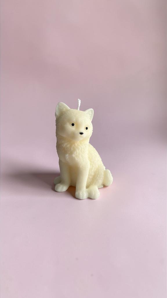 Кошка классическая белая