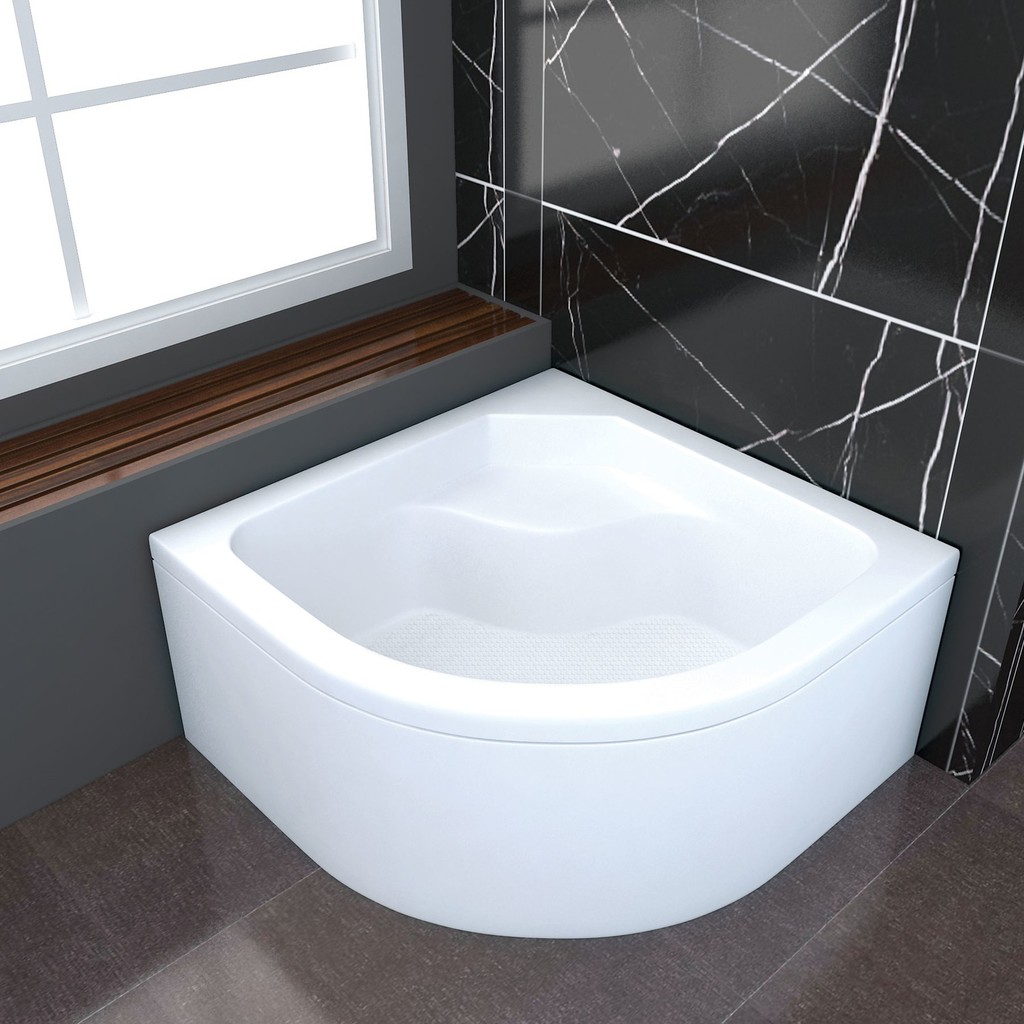 Поддон полукруглый 80х80.