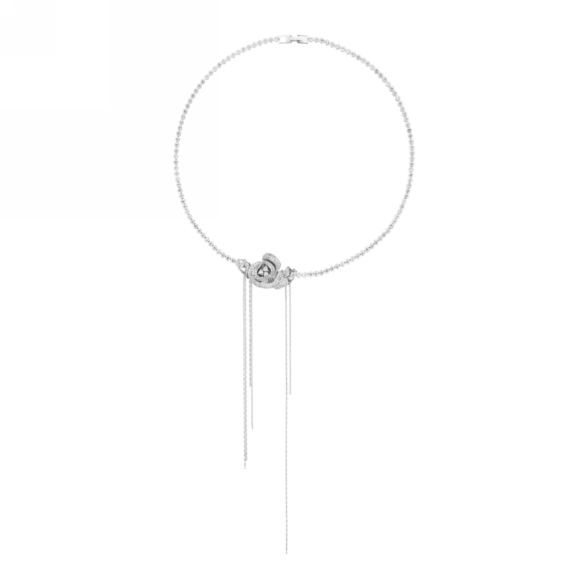 Шейное украшение с розой