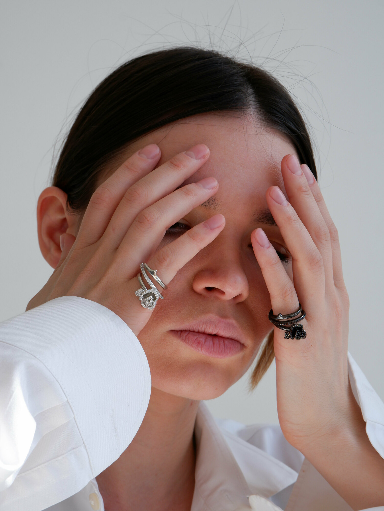 Кольцо маленькое с розой