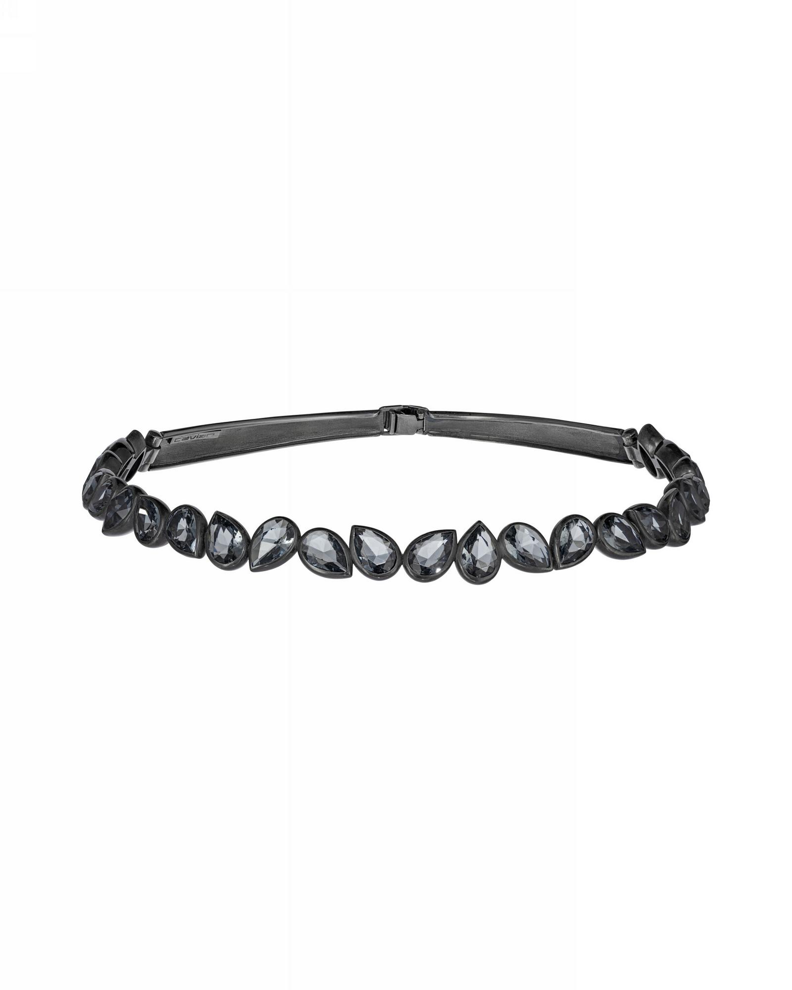 Колье с кристаллами