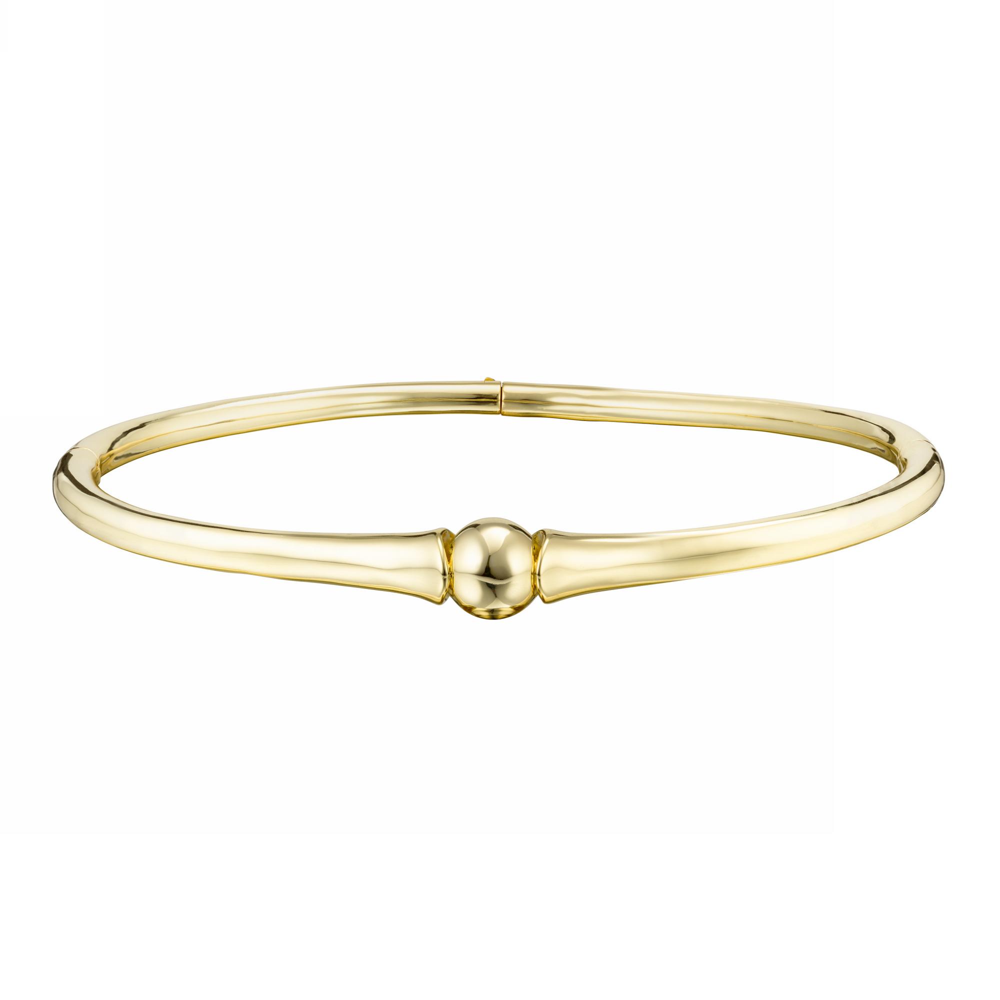 Колье со сферами золотое