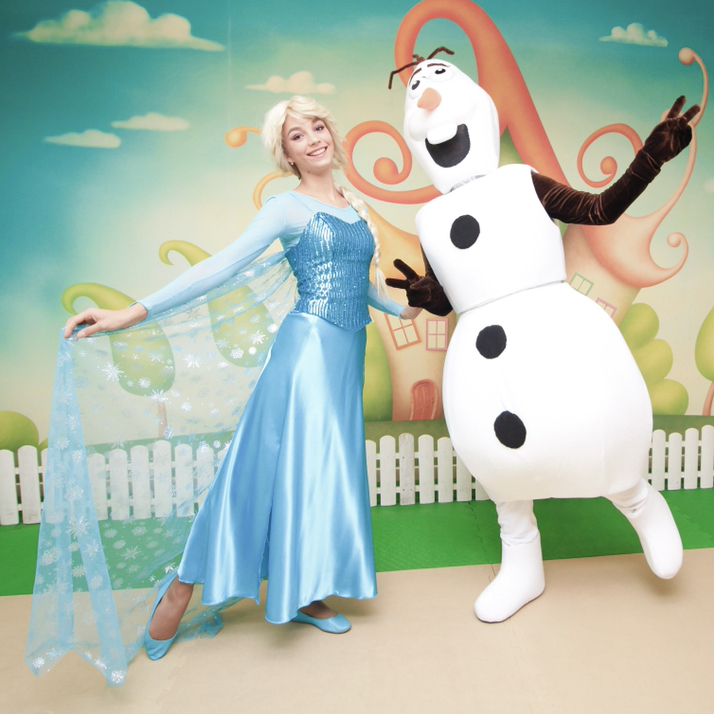 Эльза и Олаф