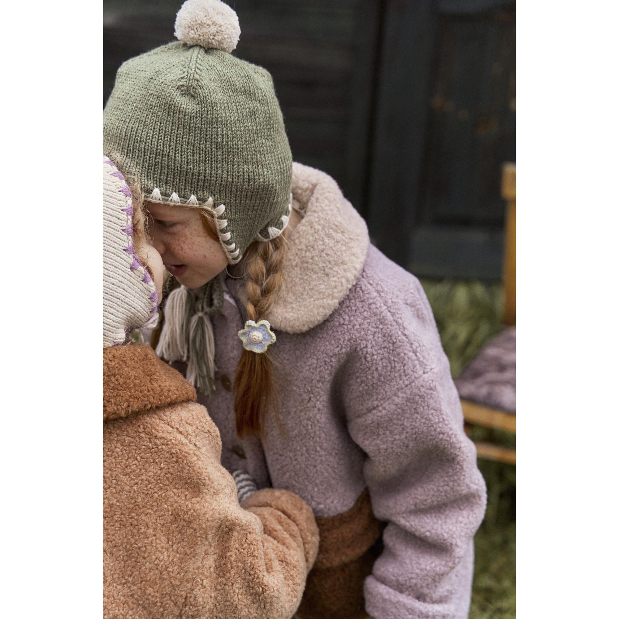 Шапка CROCHET GREEN MELANGE