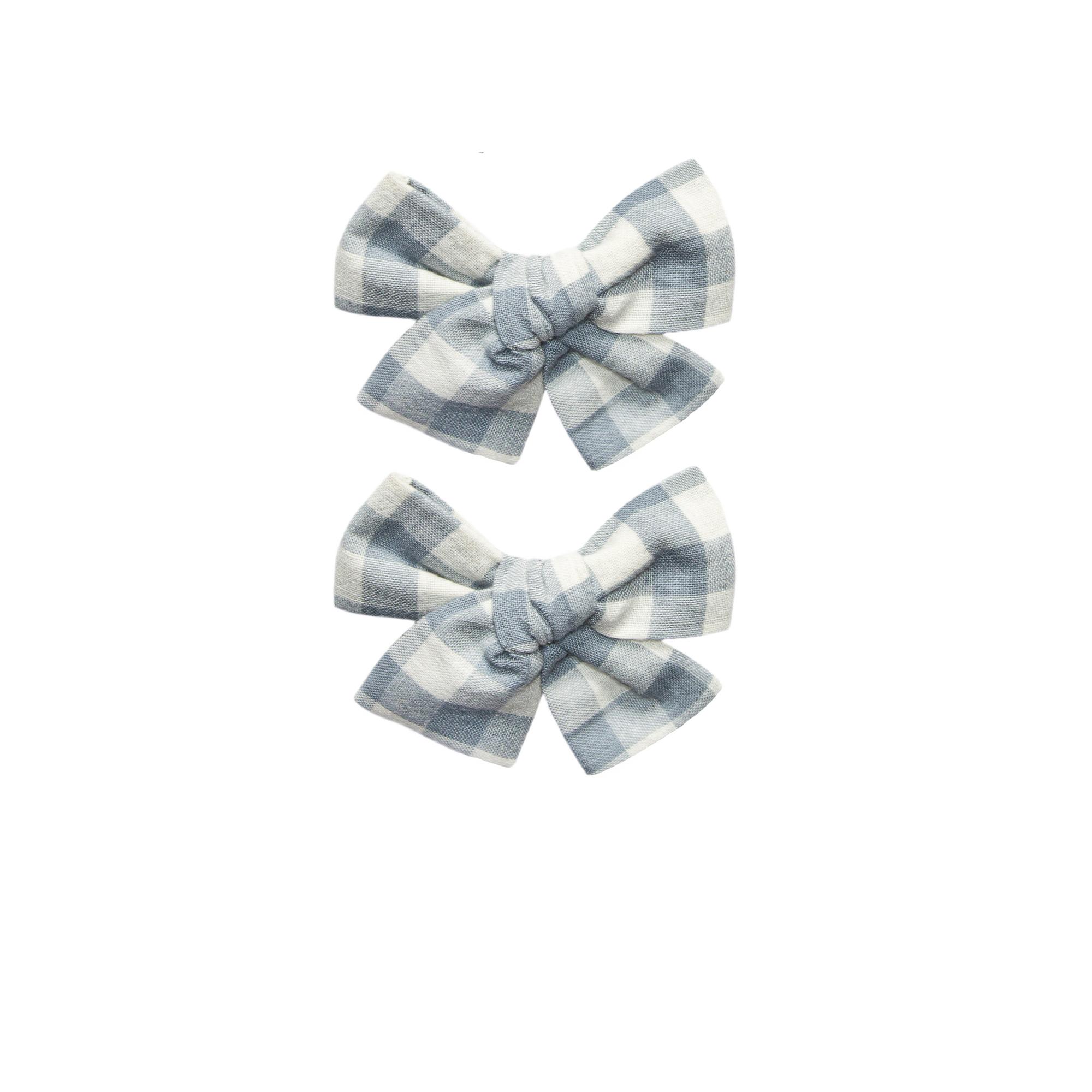 Бантики LITTLE VICHY BLUE