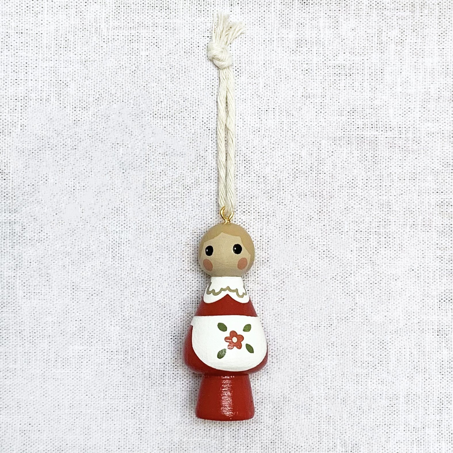 Игрушка БАРЫШНЯ В КРАСНОМ