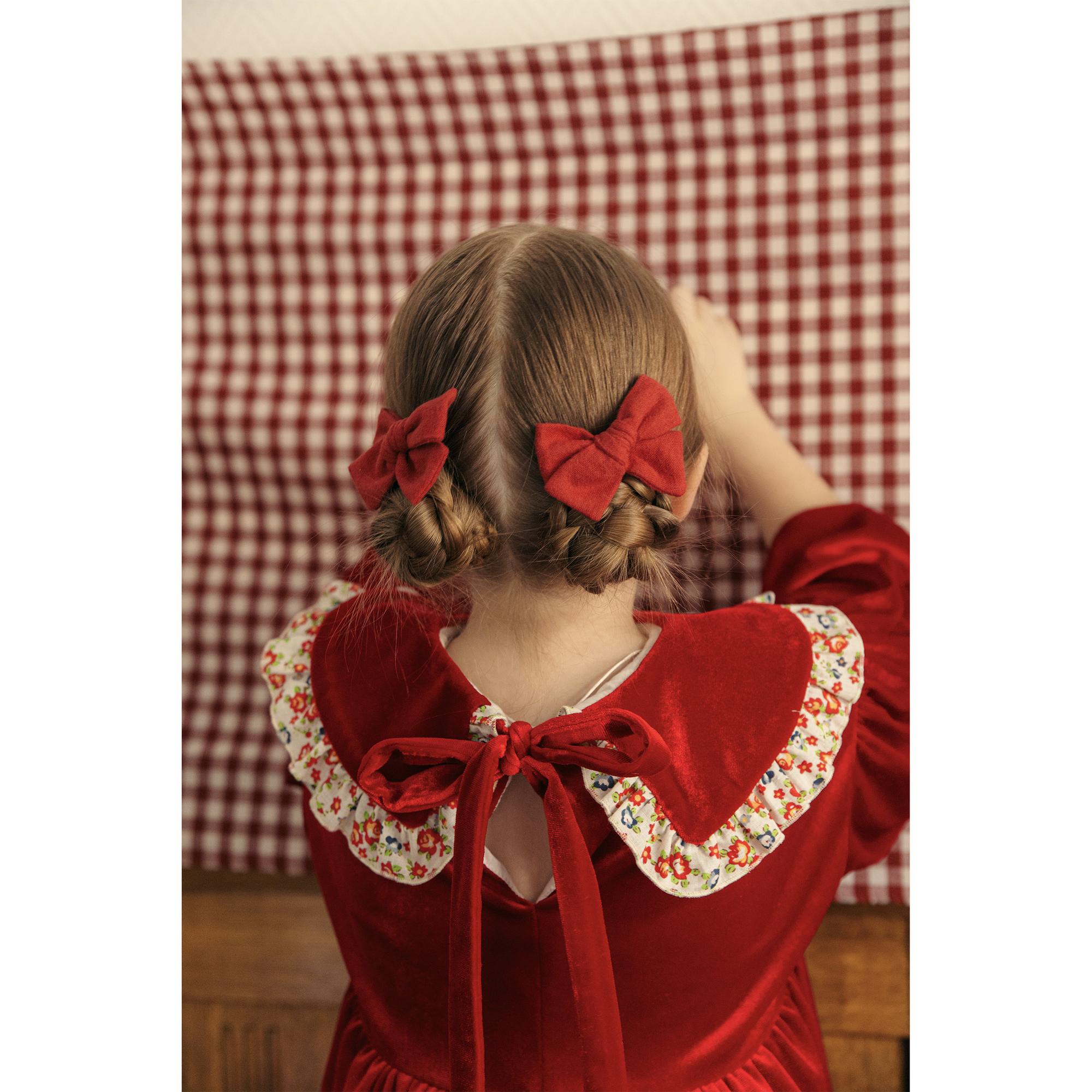 Бантики LITTLE FLANNEL RED