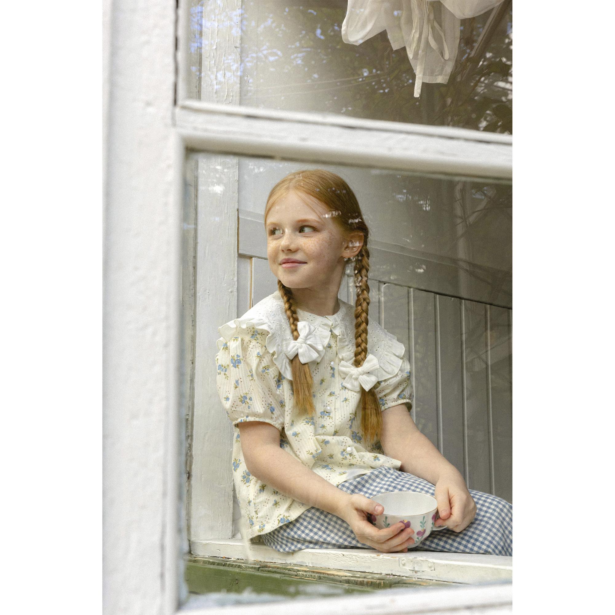 Блуза INTELLIGENT BLUE FLOWERS