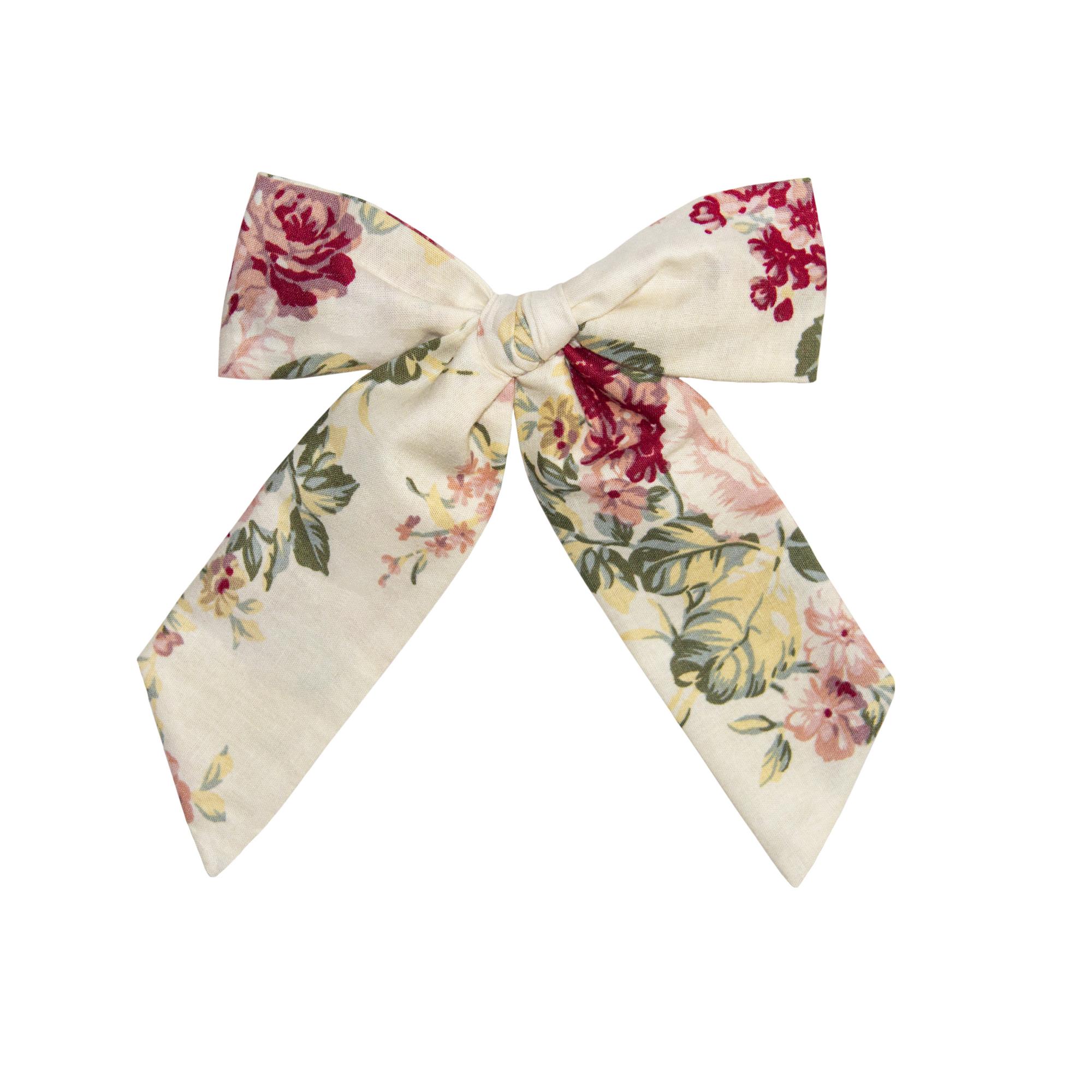 Бант на заколке BIG IVORY FLOWERS