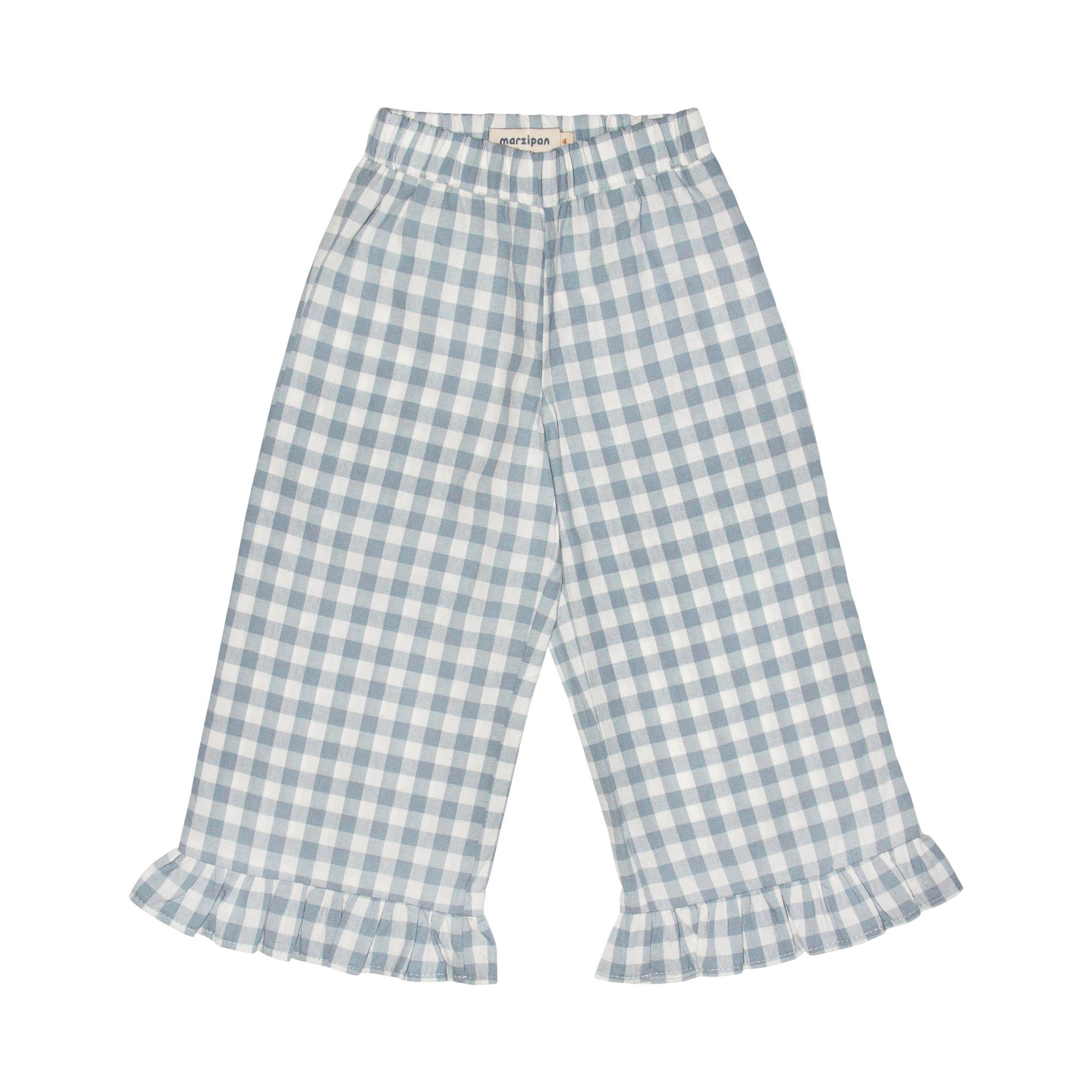 Кюлоты с рюшей BLUE GRID