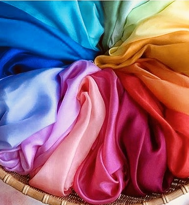 Набор игрового шёлка «Радуга»