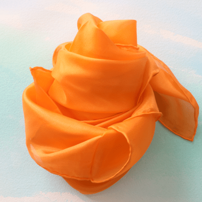 Игровой шёлк (оранжевый)