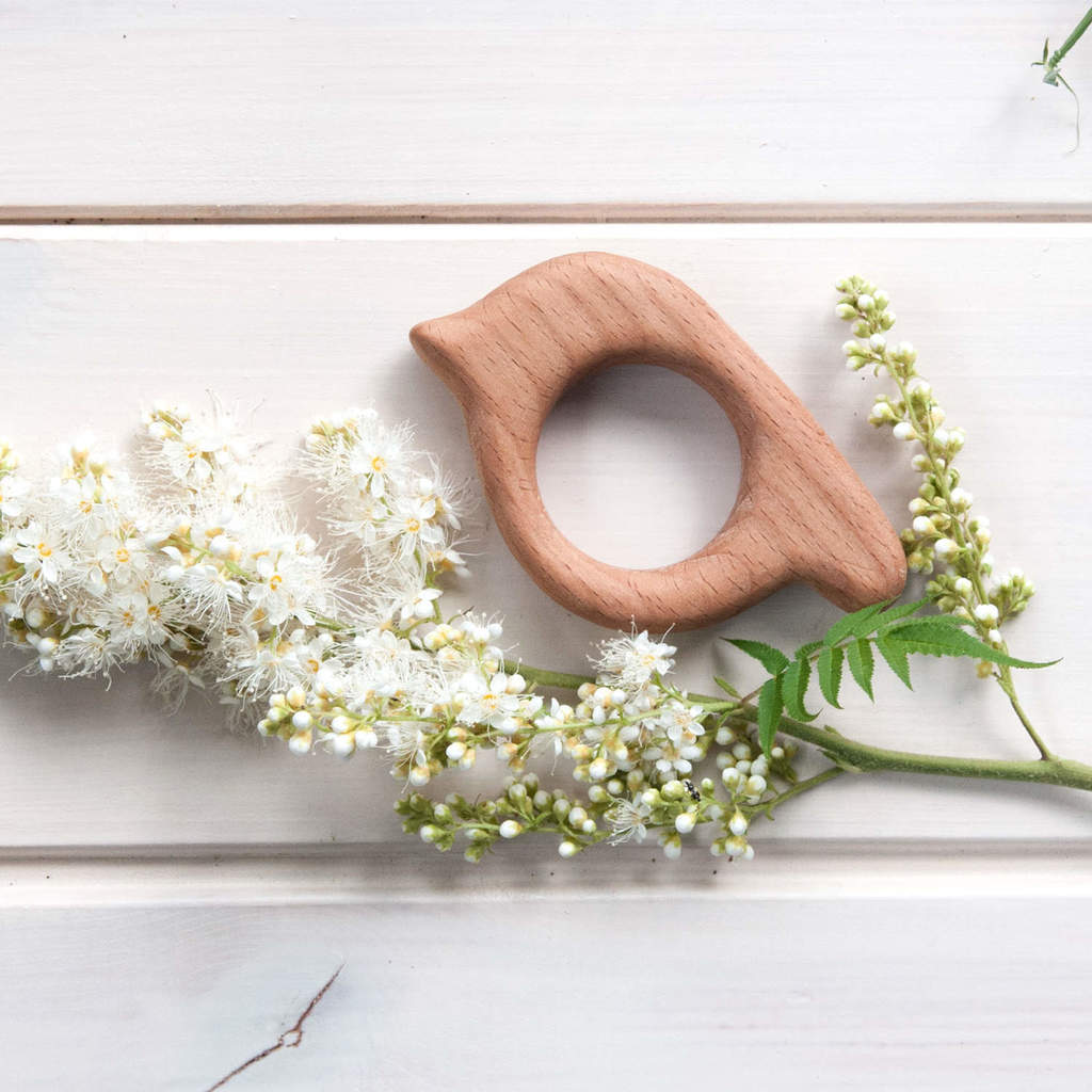 Деревянный Грызунок Птичка