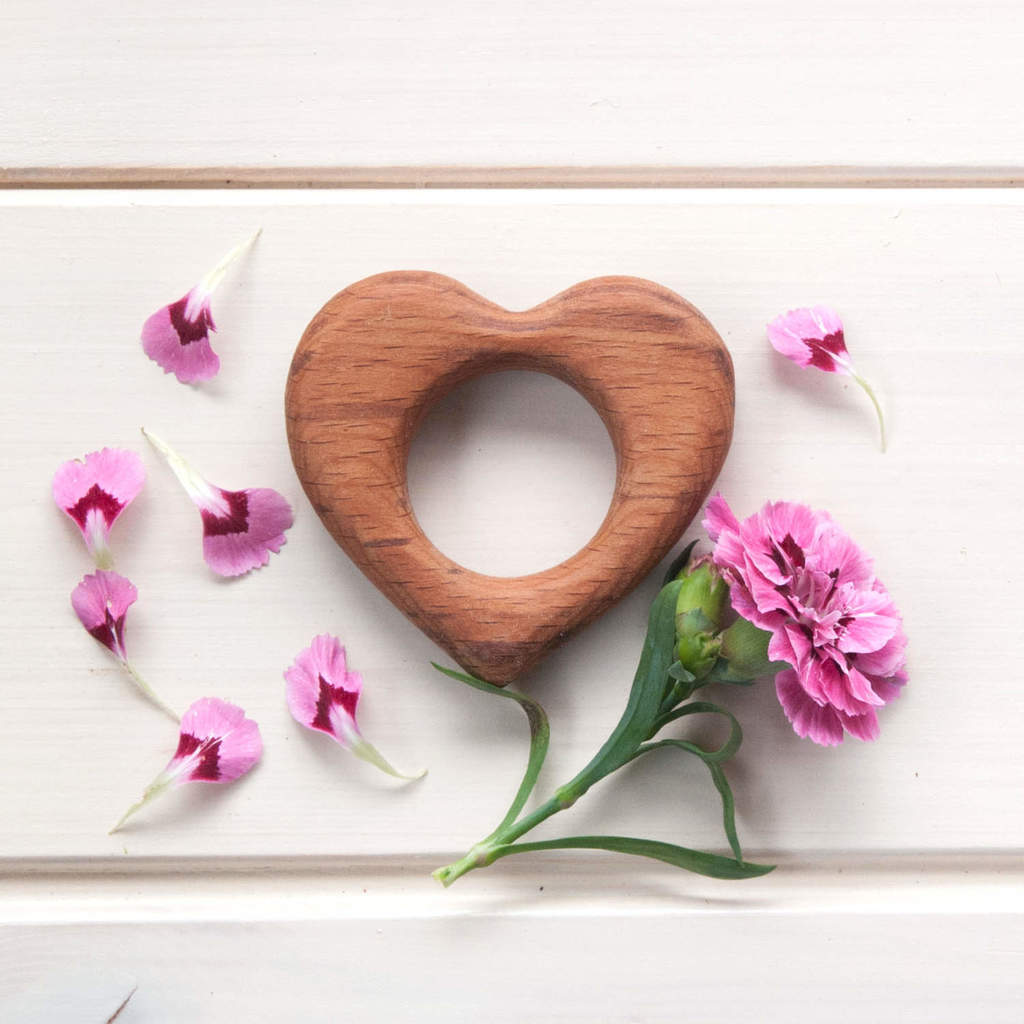 Деревянный Грызунок Сердечко