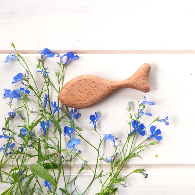 Деревянный Грызунок Рыбка