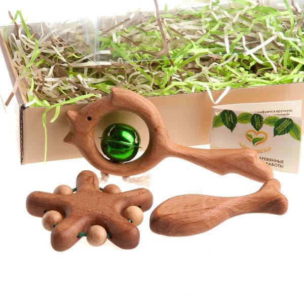 Подарочный набор погремушек-грызунов Сокровища синего моря