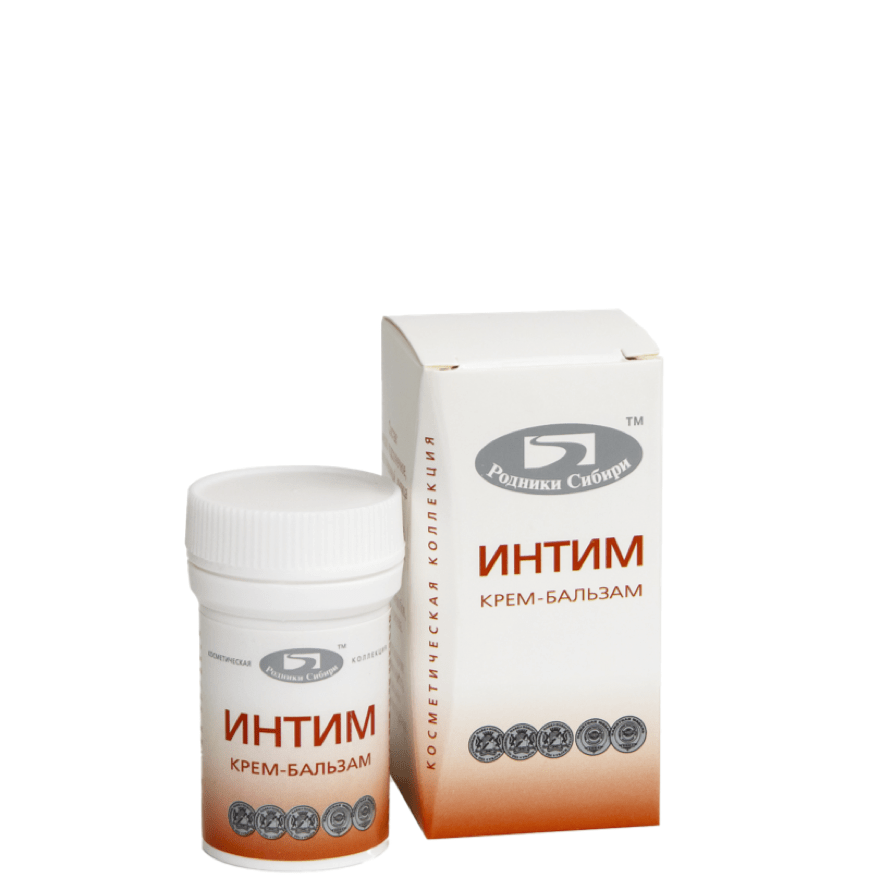 Крем-бальзам "Интим" для ухода за интимной областью, Родники Сибири