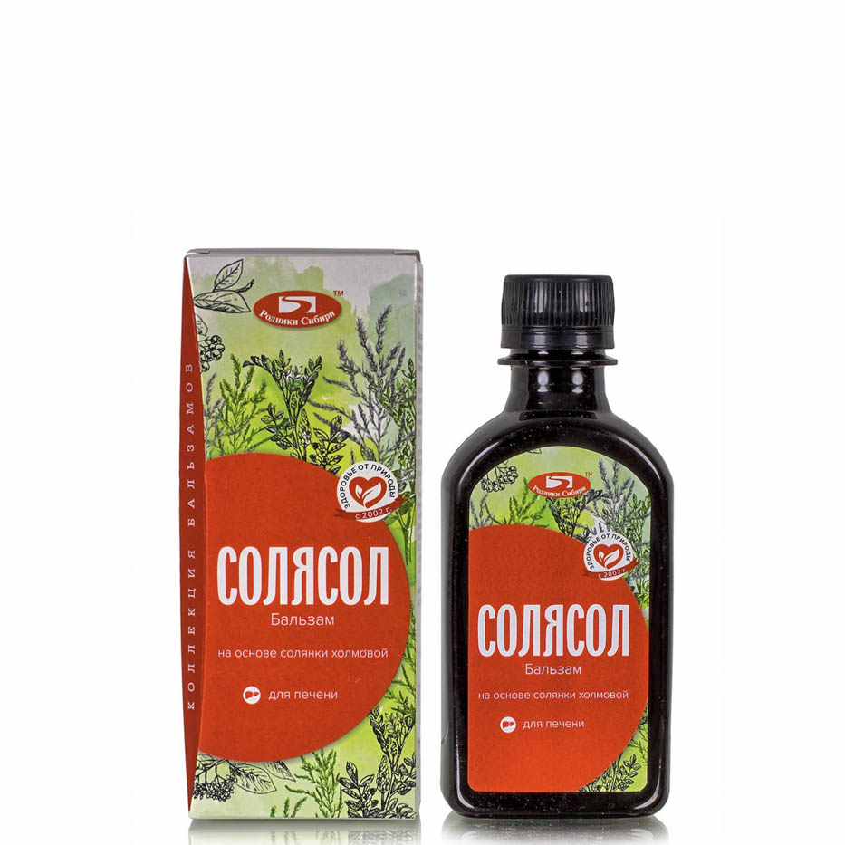 Бальзам "Солясол" для печени, Родники Сибири