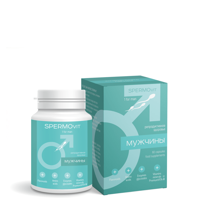 Капсулы SPERMOvit для повышения фертильности у мужчины, Сиб-Крук, 60 кап