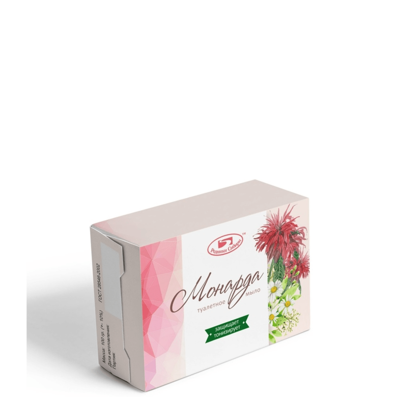 Мыло с маслом монарды, Родники Сибири, 100 гр.