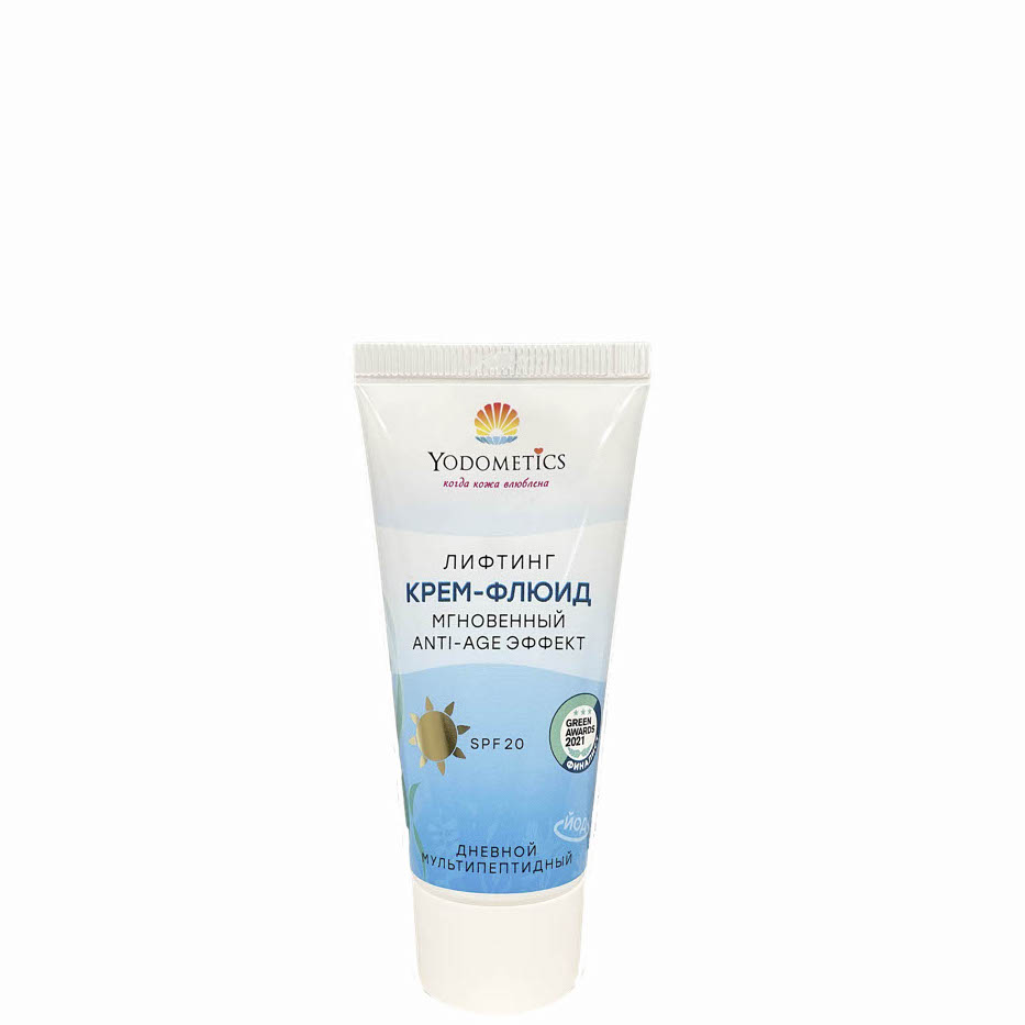 Лифтинг крем-флюид дневной Anti-Age SPF 20, Yodometics, 50 мл