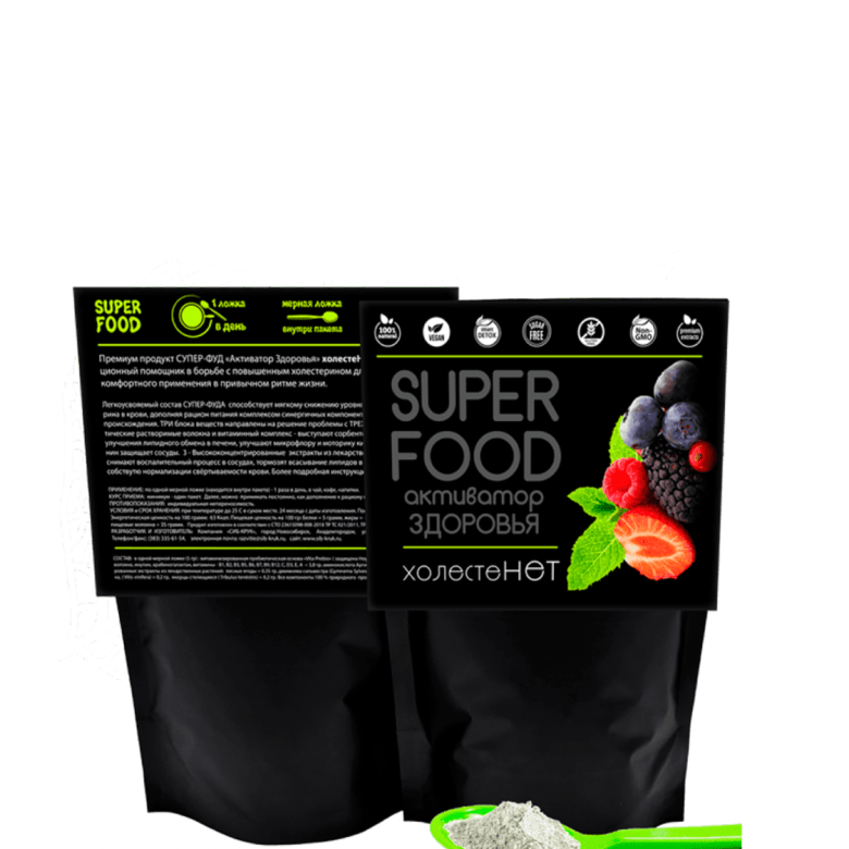 СуперФуд "Активатор здоровья" ХолестеНЕТ, Сиб-Крук, 100 гр.