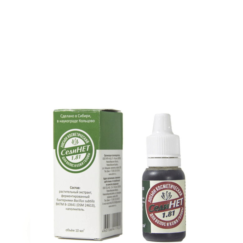 Сединет, лосьон косметический для волос и кожи головы, НПФ «ИЦ», 10 мл