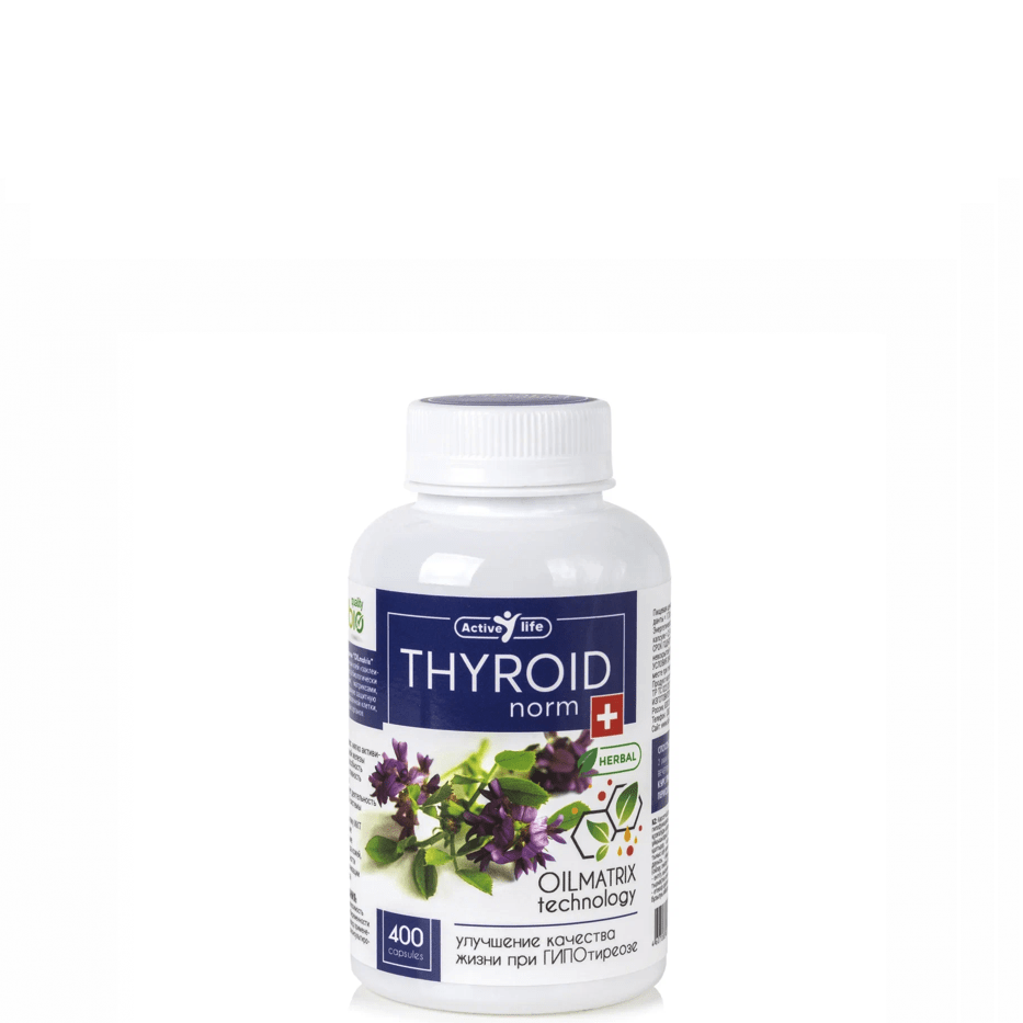 Масляный матрикc из лекарственных растений ТИРОИДнорм (для щитовидной железы), Сиб-Крук, 400 кап