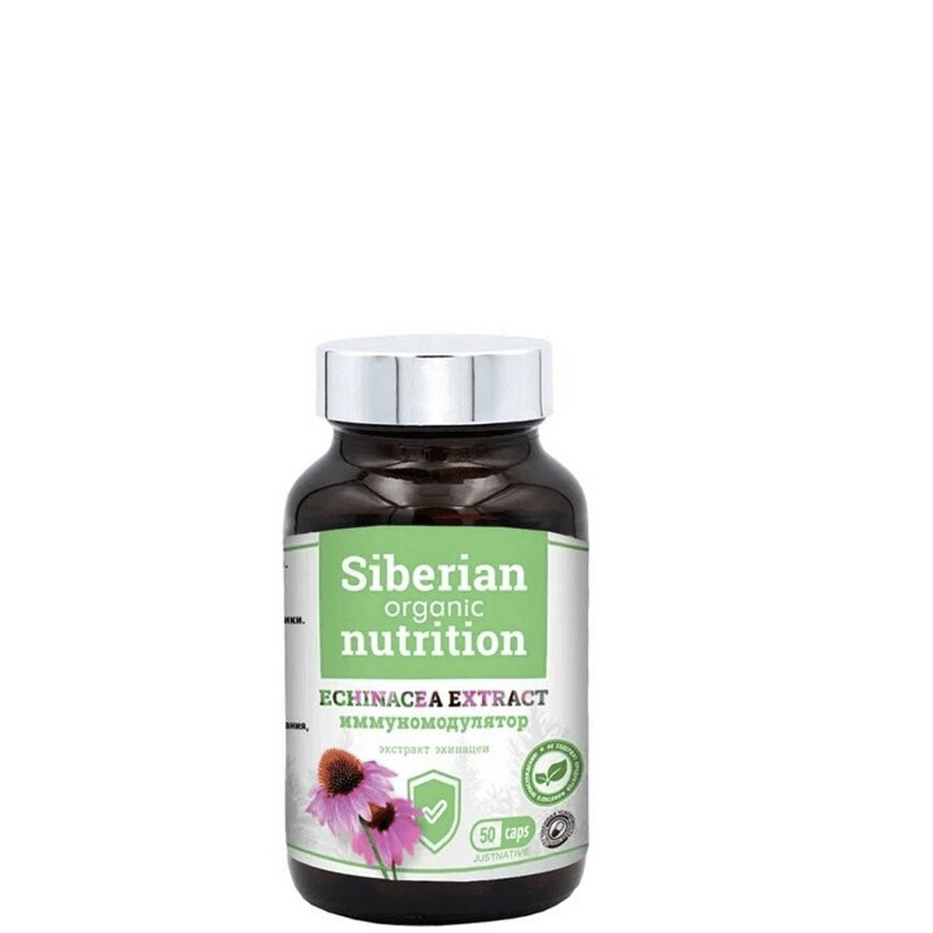 Эхинацеи экстракт Echinacea Extract, иммуномодулятор, Siberian Organic Nutrition, 50 кап.
