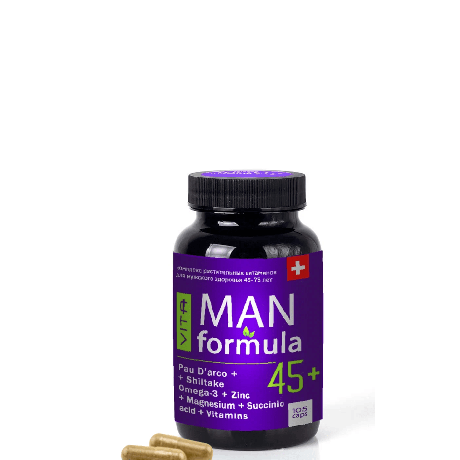 VITA man 45+, витаминный комплекс для мужчин, Сиб-Крук, 105 кап.