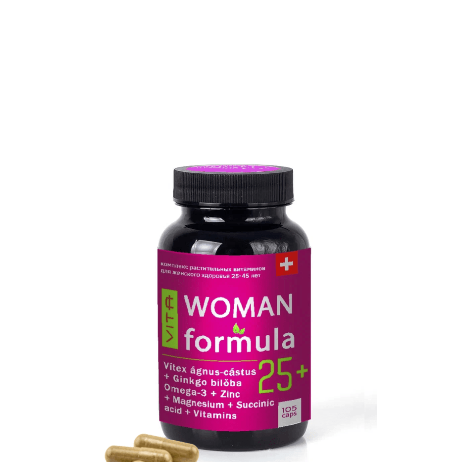 VITA woman 25+, витаминный комплекс для женщин, Сиб-Крук, 105 кап.