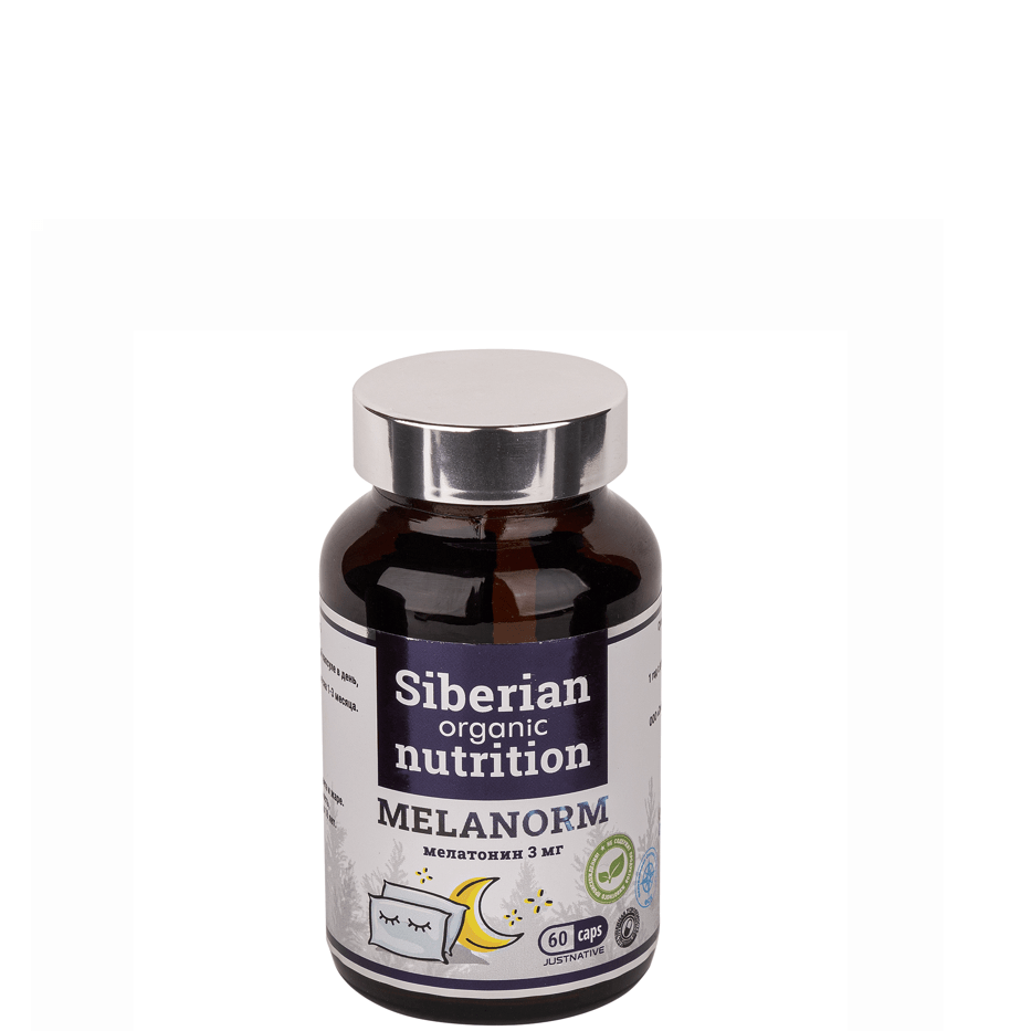 Меланорм (адаптогенное средство), Siberian Organic Nutrition, 60 кап.