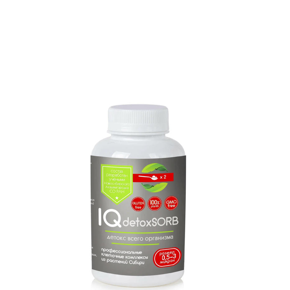 Растительный комплекс Детокс всего организма IQ detox SORB, Сиб-Крук, 100 гр.