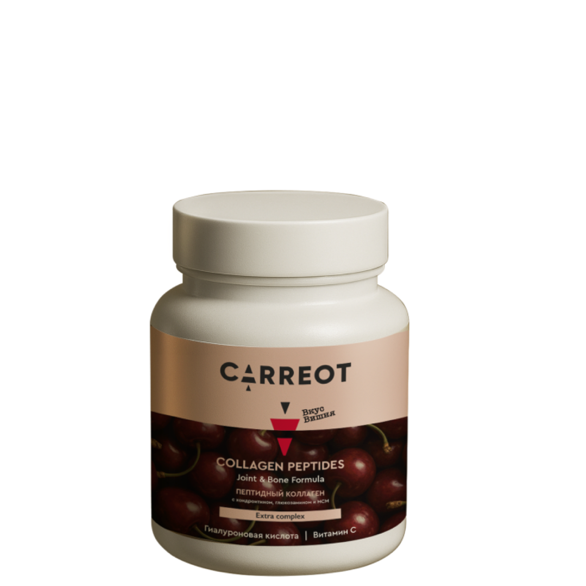 Пептидный коллаген с хондроитином, глюкозамином и мсм со вкусом «вишня», Родники Сибири, 180 гр.